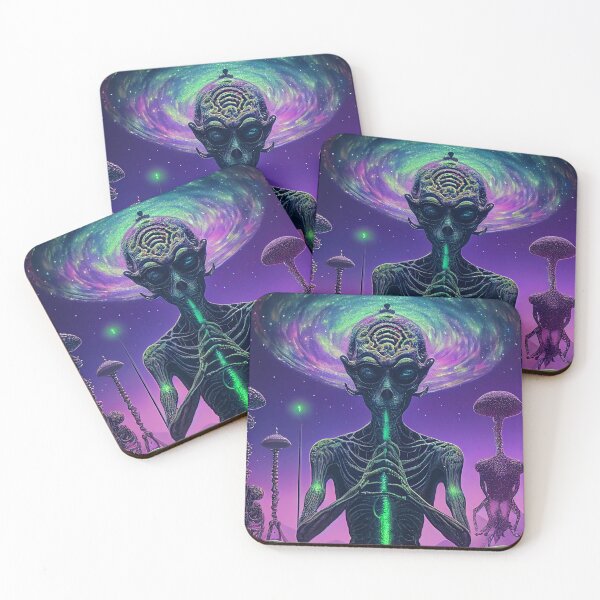 Item preview, Alien Meditation designed and sold by Omni ⭐⭐⭐⭐⭐.