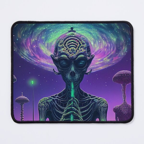 Item preview, Alien Meditation designed and sold by Omni ⭐⭐⭐⭐⭐.