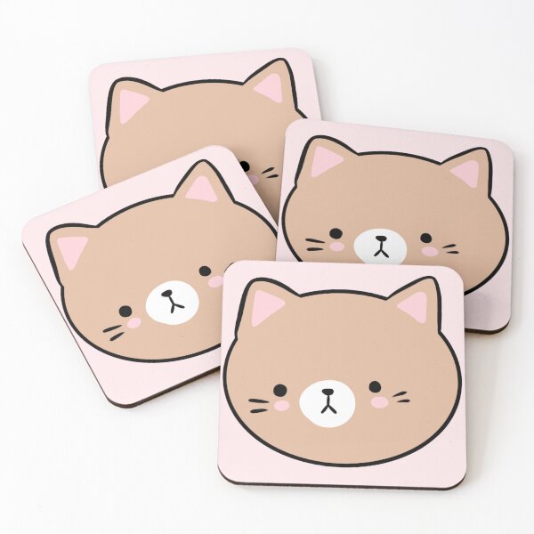 Item preview, Cute little cat face illustration  designed and sold by Yarafantasyart.