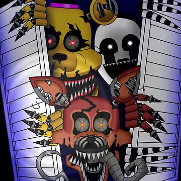 FNAF 4 Sticker for Sale by Be Your Self