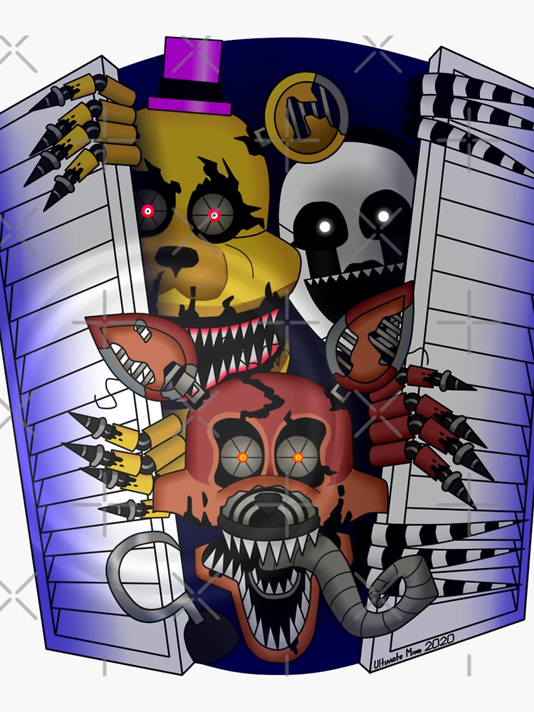 Nightmare- Don't you remember what you saw? - Fnaf4 - Sticker