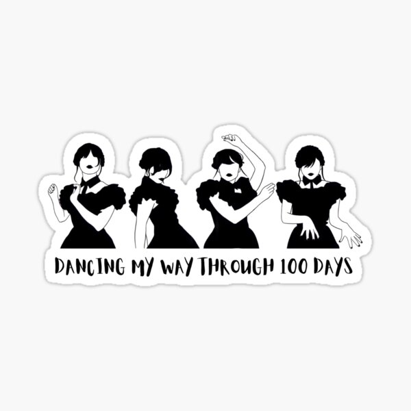 "Wednesday Dancing my way through 100 days Gift Wednesday Merch