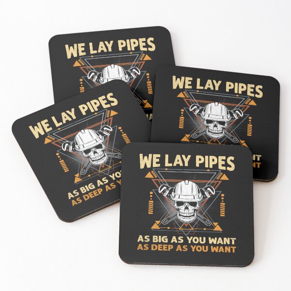Item preview, We Lay Pipes Funny Plumber Pipefitter designed and sold by Trendy Valley .