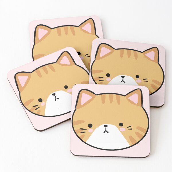 Item preview, Cute little cat face illustration  designed and sold by Yarafantasyart.