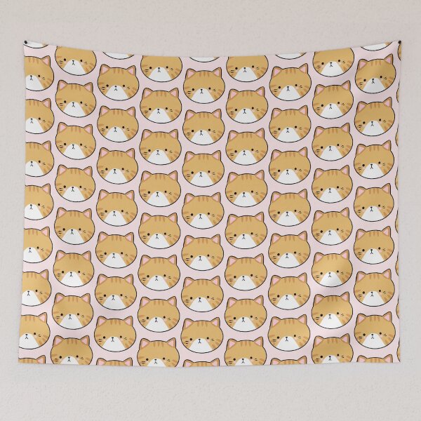 Item preview, Cute little cat face illustration  designed and sold by Yarafantasyart.