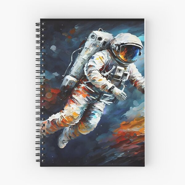 Item preview, Drifting Astronaut in Space Galaxy - Leonid Afremov Inspired  designed and sold by Viperzx.