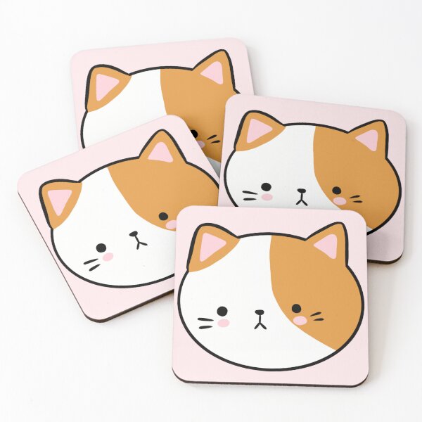 Item preview, Cute little cat face illustration  designed and sold by Yarafantasyart.