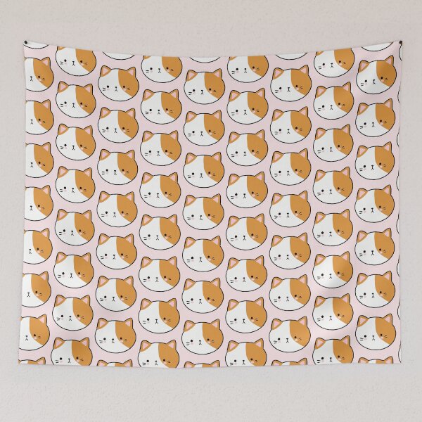 Item preview, Cute little cat face illustration  designed and sold by Yarafantasyart.