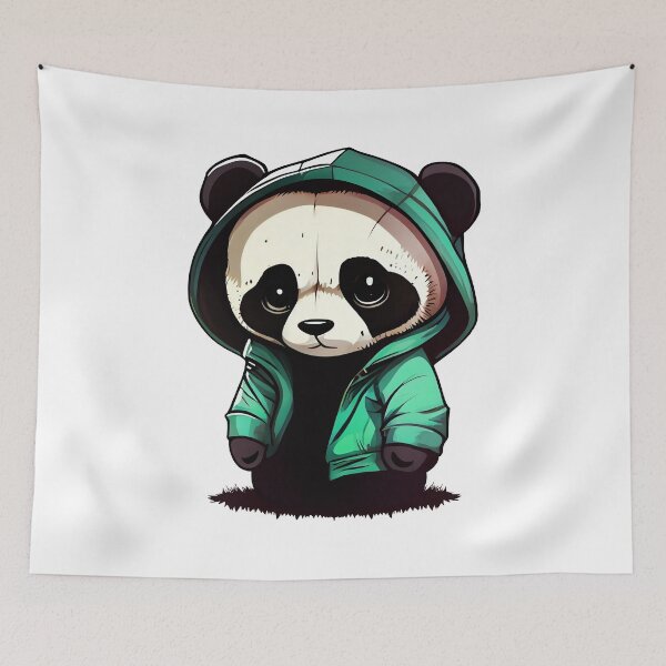 Item preview, Panda with a cool style designed and sold by Melcu.