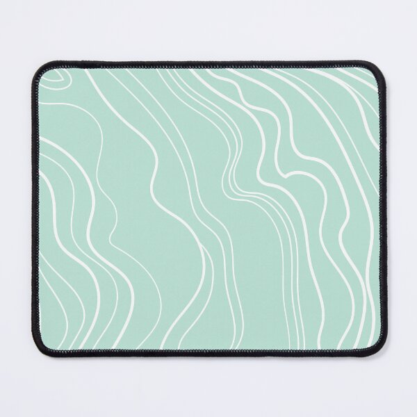 Item preview, Mint Abstract Background Modern Art Light Green and White designed and sold by Apkdesigner.