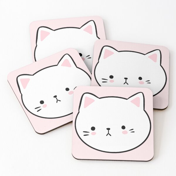 Item preview, Cute little cat face illustration  designed and sold by Yarafantasyart.
