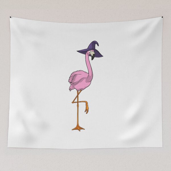 Item preview, Flamingo Witch Witch hat designed and sold by Snabdesign84.