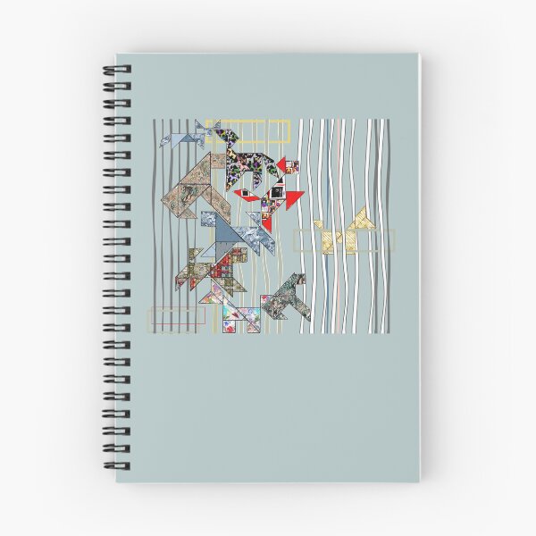 Item preview, Tangram Dog Days Wavy Stripes designed and sold by Karen Del Pellegrino.