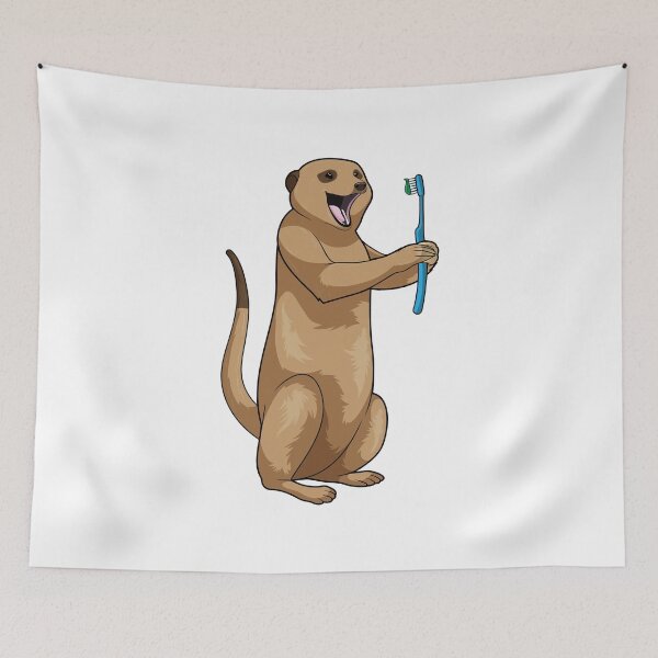 Item preview, Meerkat Dentist Toothbrush designed and sold by Snabdesign84.