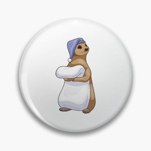 Item preview, Meerkat Sleeping Nightcap designed and sold by Snabdesign84.