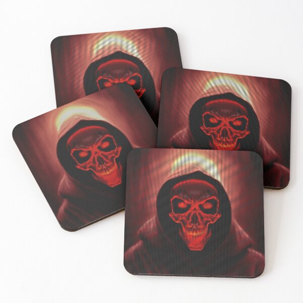 Aperçu de l'œuvre Flaming Glowing Skull 8-bit Pixel Art créée et vendue par PixelDripped.
