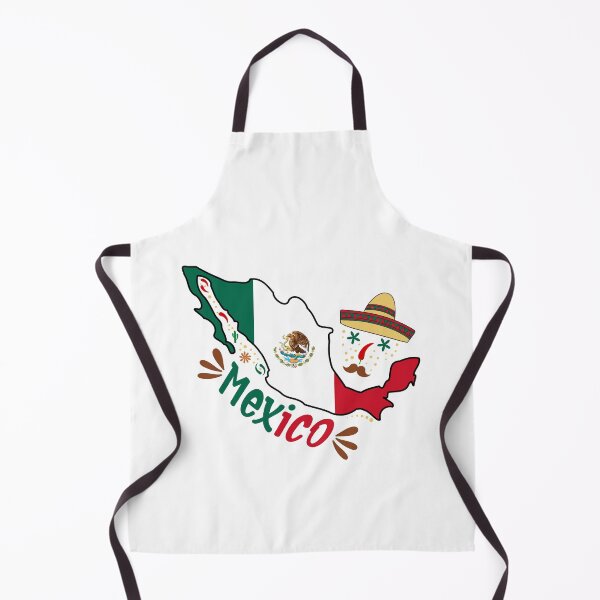 Item preview, Mexico Flag inside a Map and a Sombrero for Flag Day of Mexico designed and sold by Dexter Freeman.