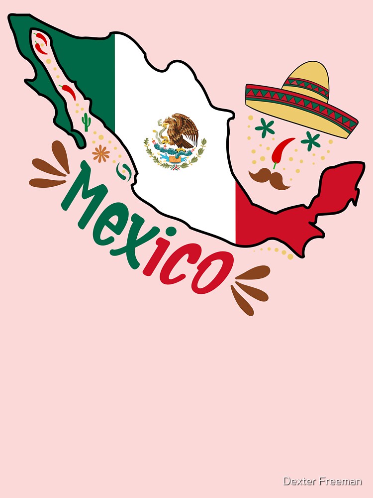 Mexico Flag with a Sombrero for Flag Day of Mexico Sticker for Sale by  Dexter Freeman