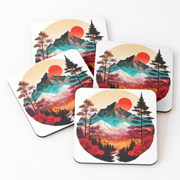 Item preview, Sunset in the Mountains designed and sold by Melcu.