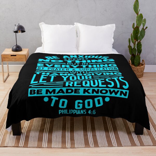 Item preview, Be Anxious For Nothing Philippians 4:6 designed and sold by plushism.