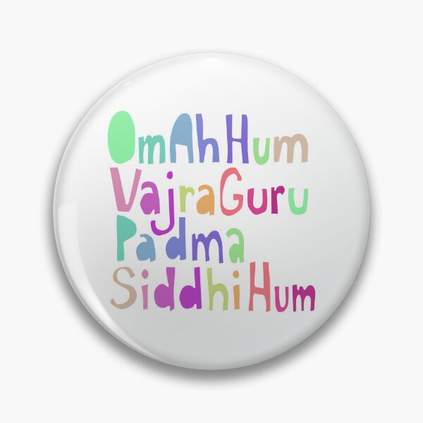 Item preview, Om Ah Hum Vajra Guru Padma Siddhi Hum Guru Rinpoche Color designed and sold by wordznart.