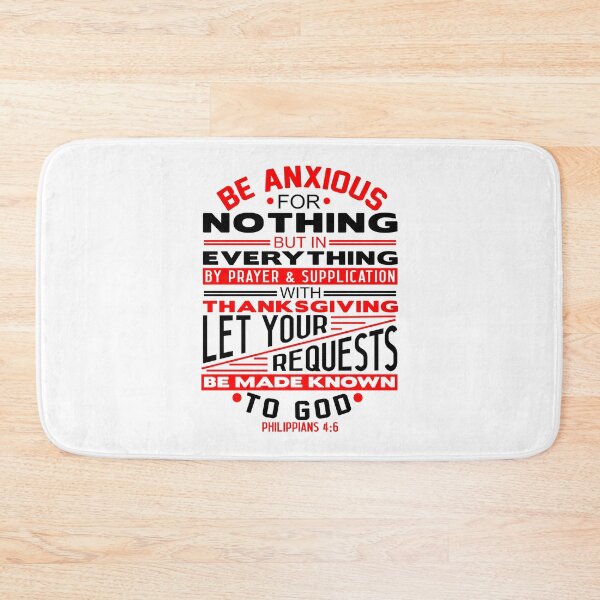 Item preview, Be Anxious For Nothing Philippians 4:6 designed and sold by plushism.