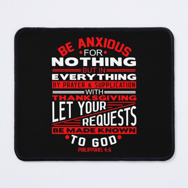 Item preview, Be Anxious For Nothing Philippians 4:6 designed and sold by plushism.
