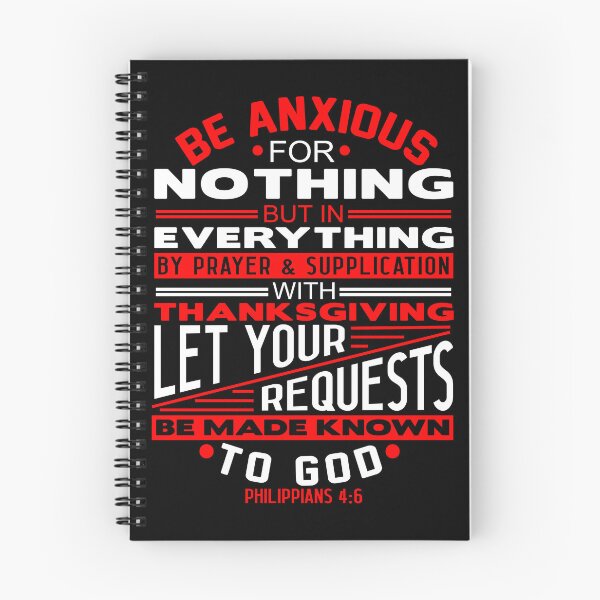 Item preview, Be Anxious For Nothing Philippians 4:6 designed and sold by plushism.