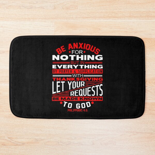 Item preview, Be Anxious For Nothing Philippians 4:6 designed and sold by plushism.