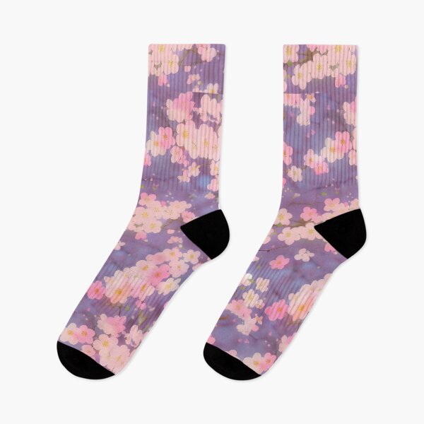 Item preview, "Whimsical Spring" Seamless Pattern in Pink and Purple designed and sold by tonylamfood.