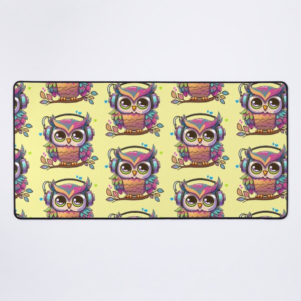 Item preview, Colorful Musical Pinky Owl Perched on a Tree designed and sold by Anicue.