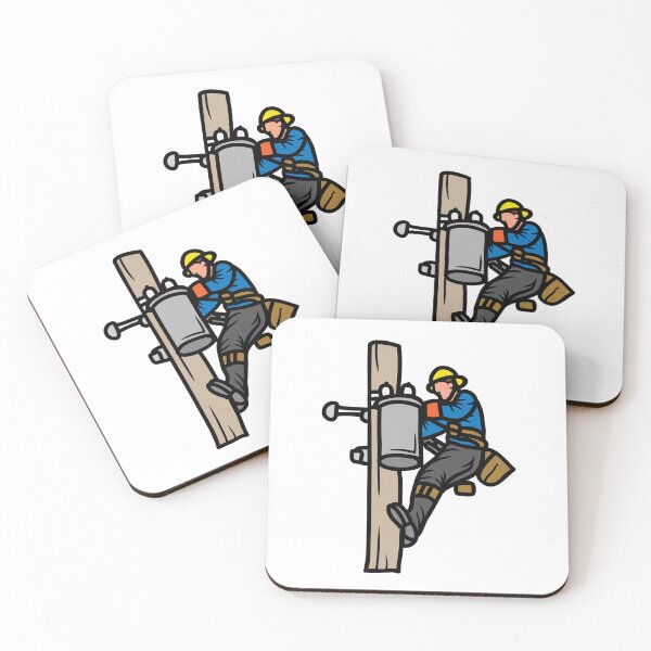 Item preview, Electrical Lineman | Electrician at Work| Electrical Engineering Art designed and sold by EngineersArt.