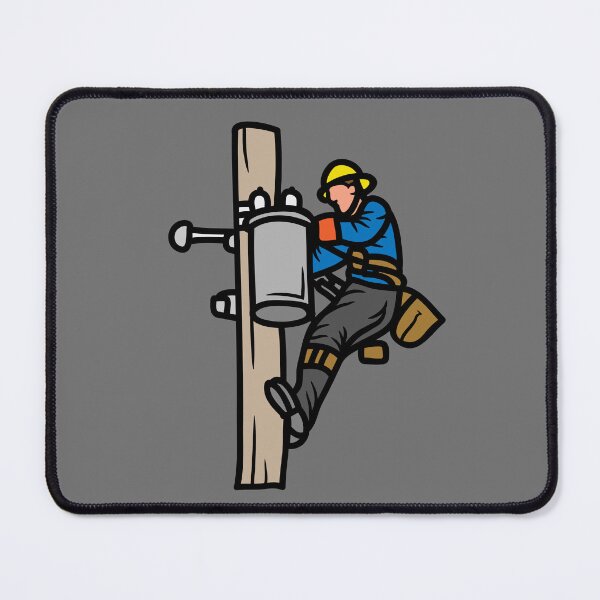Item preview, Electrical Lineman | Electrician at Work| Electrical Engineering Art designed and sold by EngineersArt.