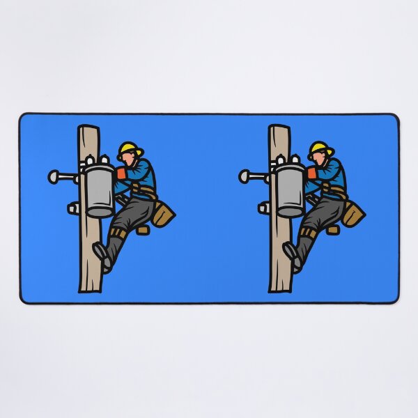 Item preview, Electrical Lineman | Electrician at Work| Electrical Engineering Art designed and sold by EngineersArt.
