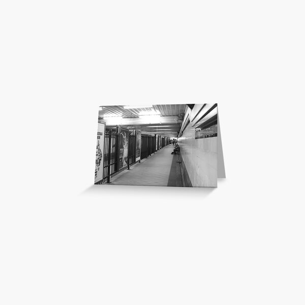 Flinders st Tunnel Greeting Card