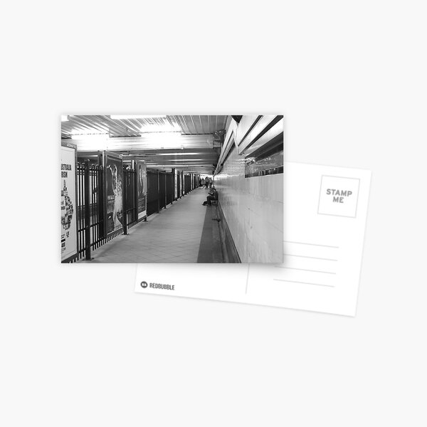 Flinders st Tunnel Postcard