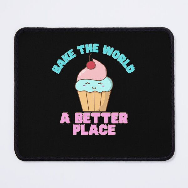 Item preview, Bake the World a better place Cupcake designed and sold by TreetopStudios.