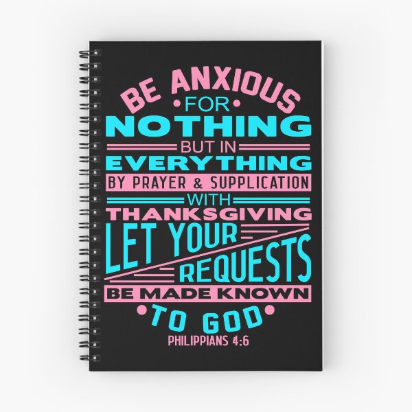 Item preview, Be Anxious For Nothing Philippians 4:6 designed and sold by plushism.