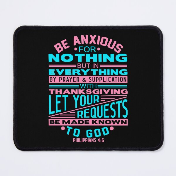 Item preview, Be Anxious For Nothing Philippians 4:6 designed and sold by plushism.