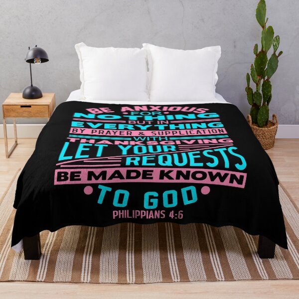 Item preview, Be Anxious For Nothing Philippians 4:6 designed and sold by plushism.