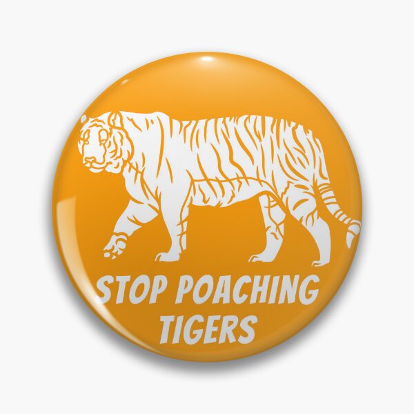 Item preview, Stop Poaching Tiger designed and sold by EarthAlly.