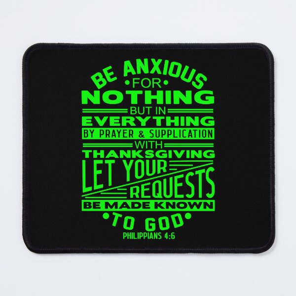 Item preview, Be Anxious For Nothing Philippians 4:6 designed and sold by plushism.
