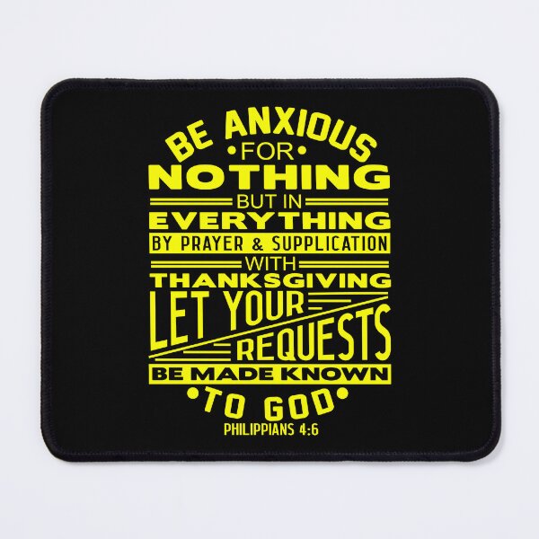 Item preview, Be Anxious For Nothing Philippians 4:6 designed and sold by plushism.