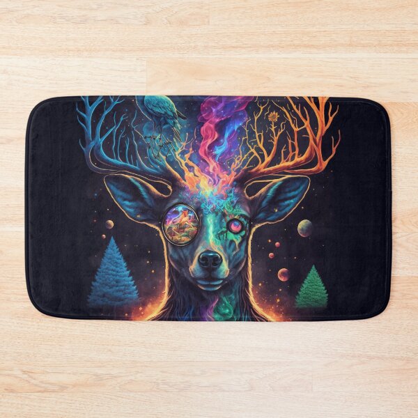 Item preview, Cosmic Trippy Deer designed and sold by Enea Kelo.