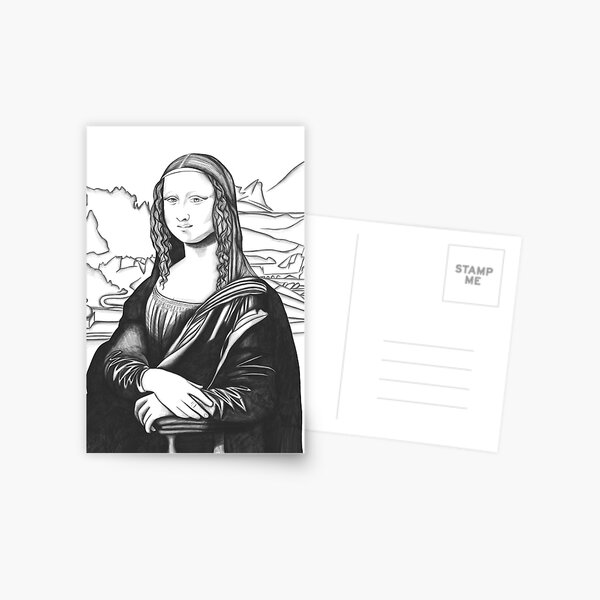 Mona Lisa Postcard