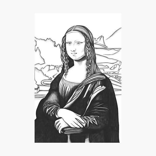 Mona Lisa Photographic Print