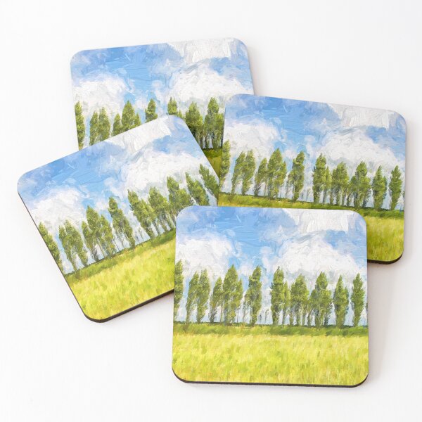 Item preview, Row of trees in the wind designed and sold by Photopat.