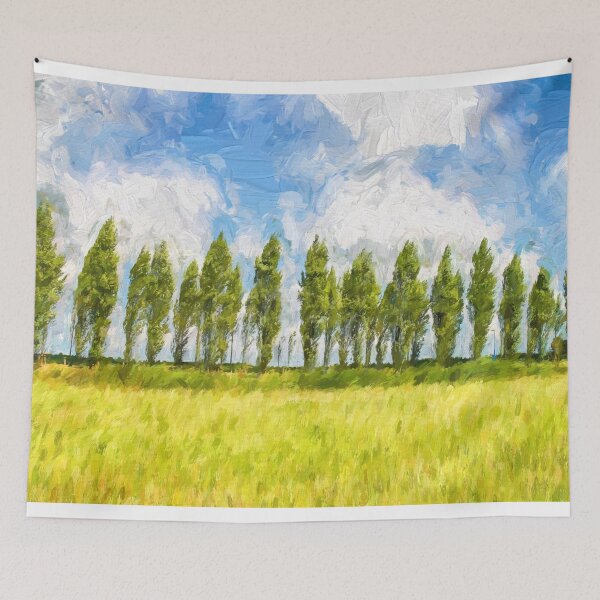 Item preview, Row of trees in the wind designed and sold by Photopat.