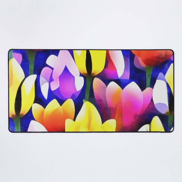 Item preview, Yellow And Pink Tulips Colorful Spring Art designed and sold by taiche.