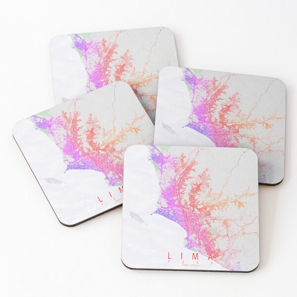 Item preview, Lima City Map of Peru - Colorful designed and sold by deMAP.